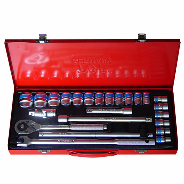 1/2" Bộ tuýp 24 cái hệ mét TOP KW-S424D-1