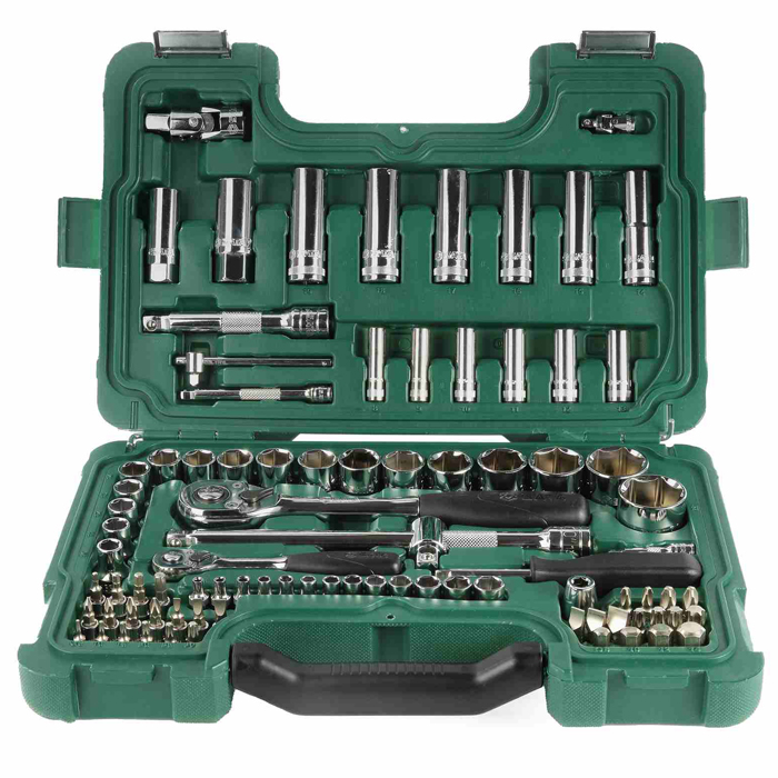 1/4" và 1/2" Bộ tuýp 86 chi tiết Sata 09013