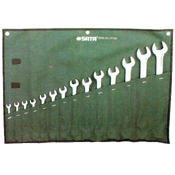 10-32mm Bộ cờ lê vòng miệng 14 chi tiết Sata 09062