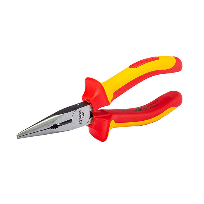 166mm Kìm mũi dài Sata 70131