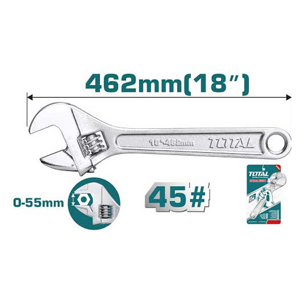 18" Mỏ lết Total THT1010183