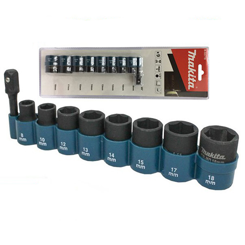 3/8" Bộ tuýp 9 chi tiết Makita B-55778