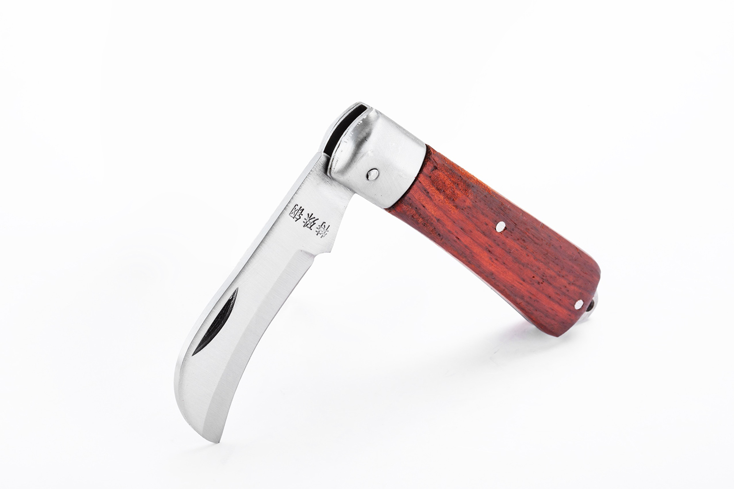 70mm Dao tuốt dây điện lưỡi cong cán gỗ SATA 03110 - Ảnh 3