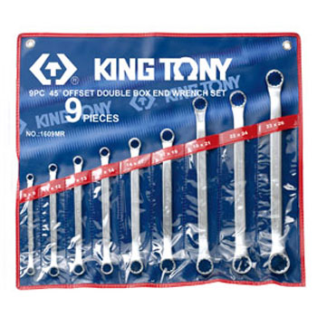 8-26mm bộ hai đầu vòng 9 cái hệ mét Kingtony 1609MR