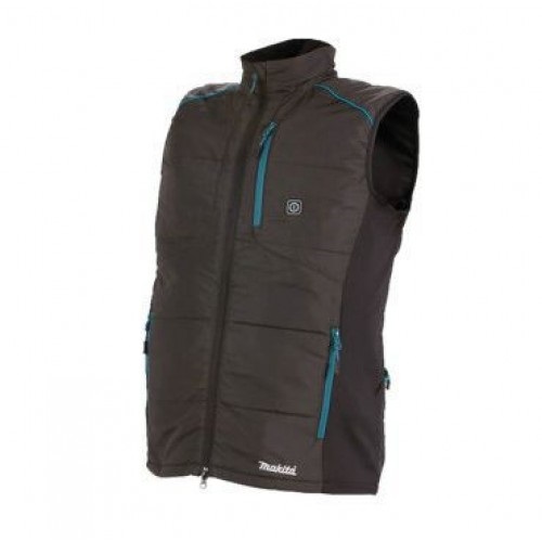 Áo khoác không tay sưởi ấm dùng pin Makita DCV202YXL size XL (18V/14.4V)