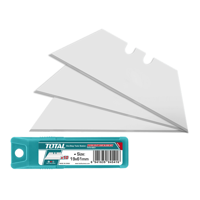 Bộ 10 lưỡi dao rọc Total THT519001 61x19mm