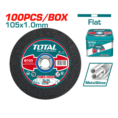 Bộ 100 đĩa cắt kim loại 105mm Total TAC210105100