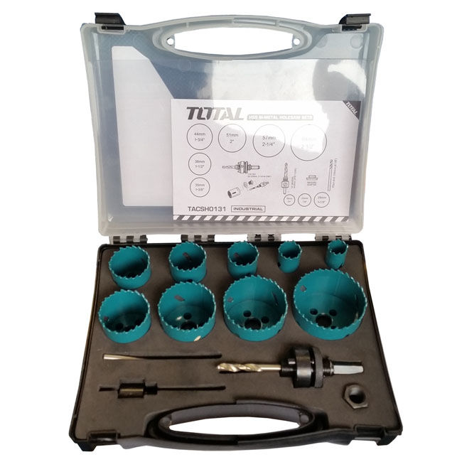 Bộ 13 mũi khoét lỗ kim loại Total TACSH0131