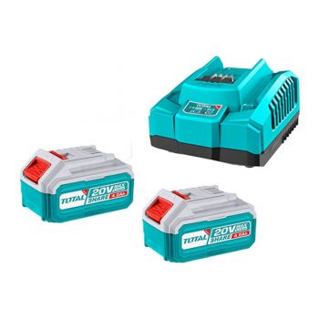 Alternative view of Bộ 2 Pin 20V 4.0Ah Và Sạc Nhanh 4A Total TFBCPK1424