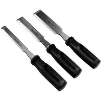 Bộ 3 mũi đục gỗ Stanley 16-089 (Đen)