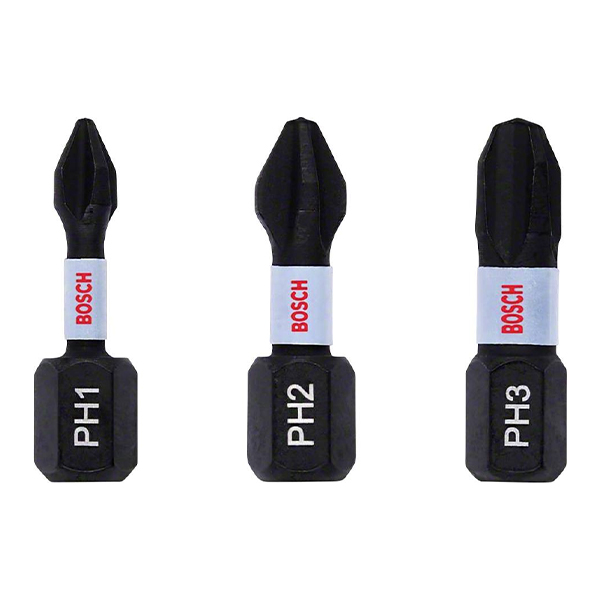 Alternative view of Bộ 3 mũi vít philips Bosch 2608522470