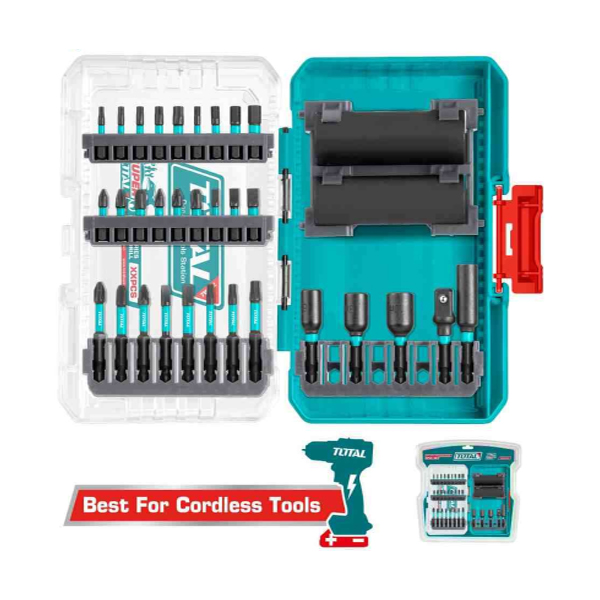 Bộ 33 đầu tuýp và mũi vít Total TACSDL63306 (Thép Cr-mo)