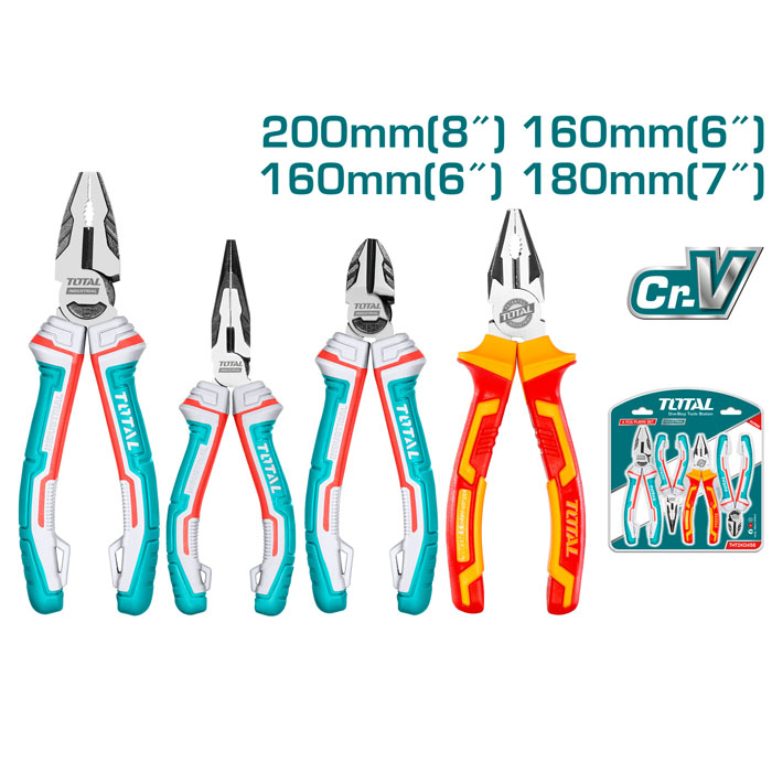 Bộ 4 kìm cắt cách điện Total THT2K0456