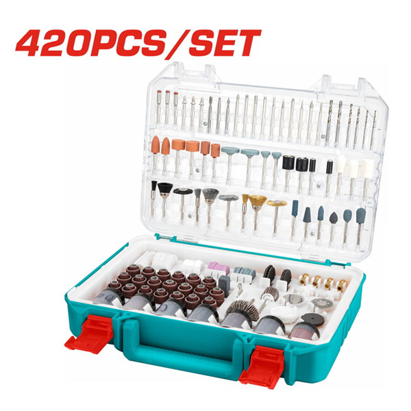 Bộ 420 linh kiện máy mài khuôn Total TAKMG4208