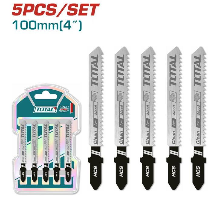 Bộ 5 lưỡi cưa lọng gỗ Total TJSBT101D