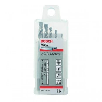 Bộ 5 mũi khoan sắt HSS-G Bosch 2607019114 - Ảnh 5