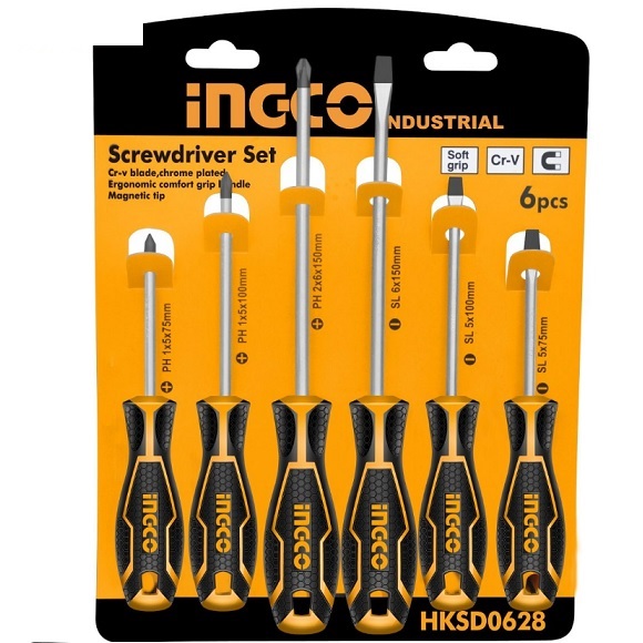 Bộ 6 tua vít Ingco HKSD0628