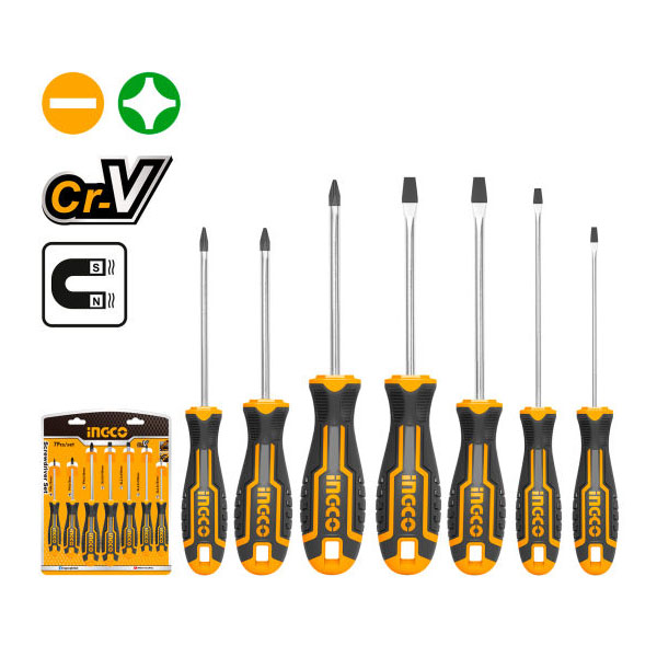 Bộ 7 tua vít INGCO HKSD0728