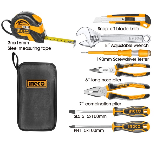 Bộ 8 dụng cụ cầm tay Ingco HKTH10808