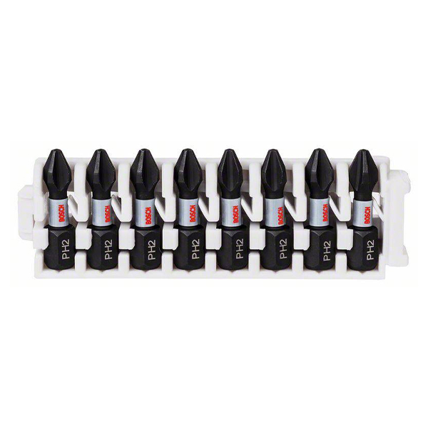 Alternative view of Bộ 8 mũi vít PH 2 ngắn 25mm Bosch 2608522324