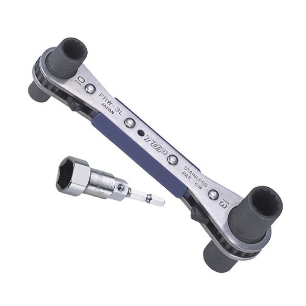 Bộ cờ lê bánh cóc 4 đầu tuýp đa năng TOP Japan PRW-3LS