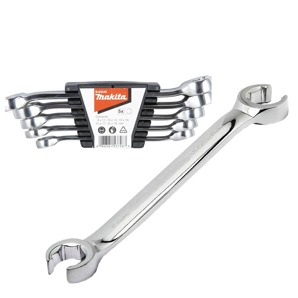 Bộ cơ lê mở đai ốc loe 5 cây Makita B-65545