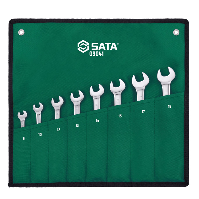 Bộ cờ lê vòng miệng tự động 8 chi tiết Sata 09041