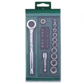 Bộ đầu tuýp 25 chi tiết Sata 09206 1/4"