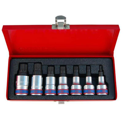 Bộ đầu tuýp lục giác 7 chi tiết Kingtony 4117PR 1/2”