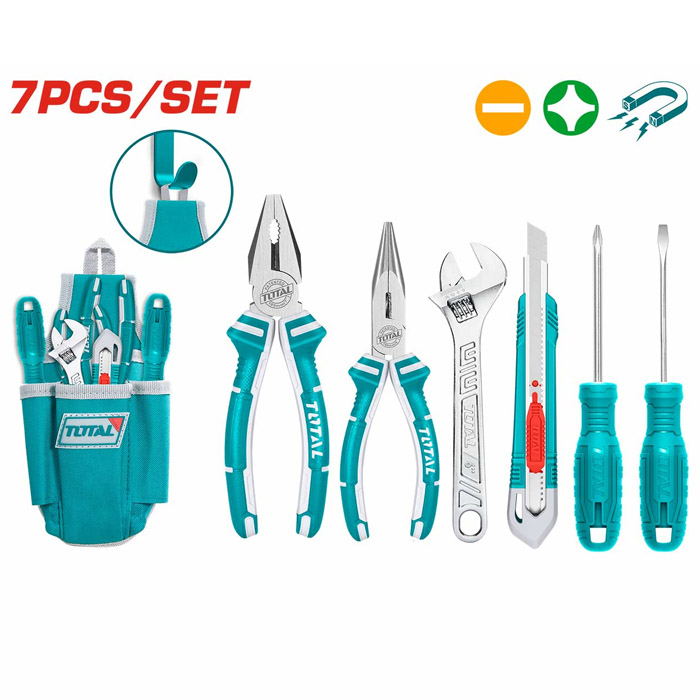 Bộ đồ nghề 7 chi tiết Total THKTHP91076