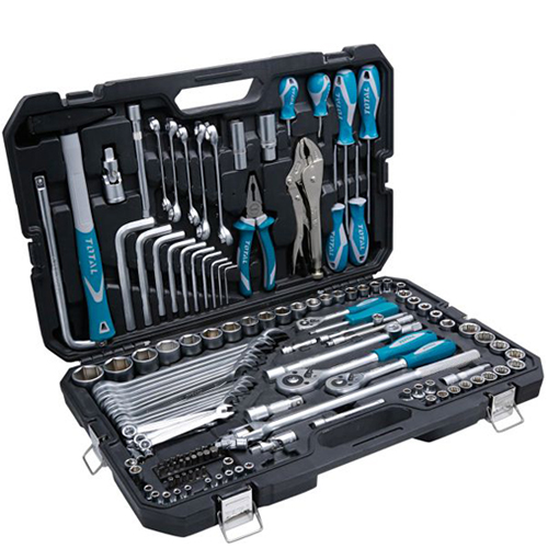 Bộ đồ nghề cầm tay Total THKTHP21426 142 chi tiết
