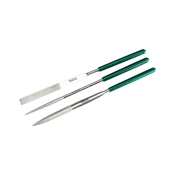 Bộ dũa kim cương 3 chi tiết 3x160mm SATA 03870