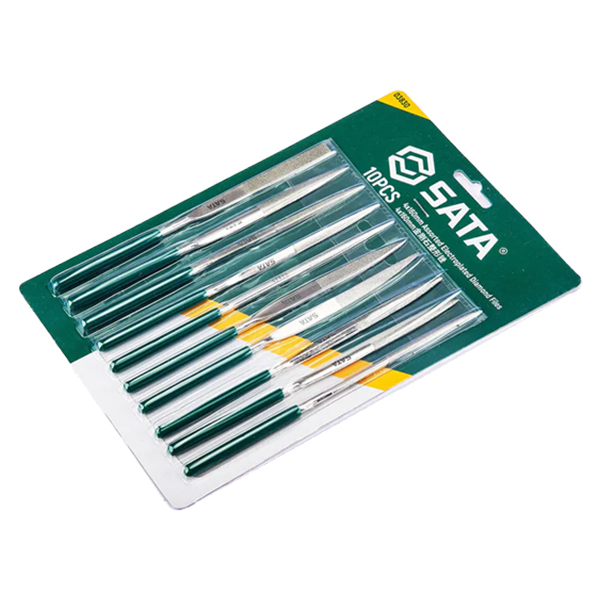 Bộ dũa phủ kim cương 10 chi tiết 3x160mm Sata 03830