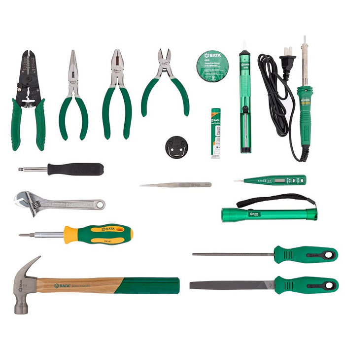 Bộ dụng cụ sữa chữa điện 25 chi tiết SATA 03780 - Ảnh 3