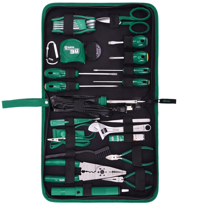 Bộ dụng cụ sửa chữa điện 28 chi tiết SATA 03760 - Ảnh 4