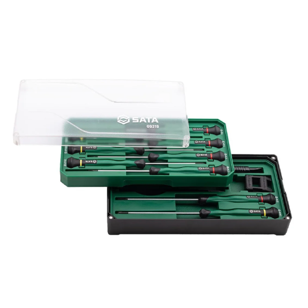 Bộ dụng cụ sửa chữa điện tử 13 chi tiết SATA 09319