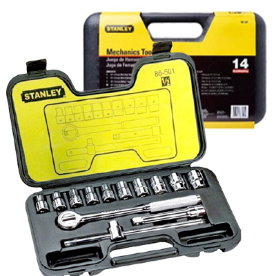Bộ khẩu 14 chi tiết 1/4" Stanley 86-501
