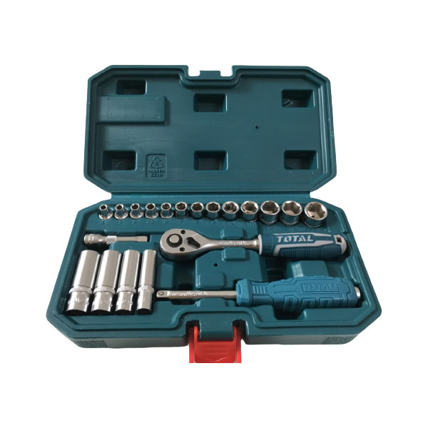 Bộ khẩu 20 chi tiết Total THT141201 1/4"