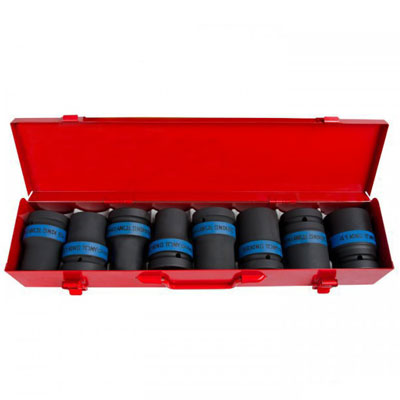 Bộ khẩu tuýp vuông, chìm và lục giác 8 chi tiết Kingtony 8408MP02