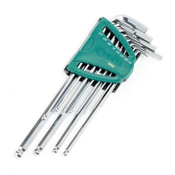 Bộ lục giác bi dài 12 chi tiết (hệ inch) Sata 09102 - Ảnh 4