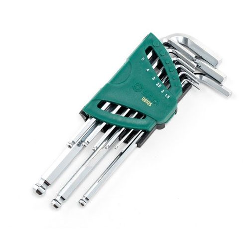 Bộ lục giác bi dài 9 chi tiết hệ m Sata 09105