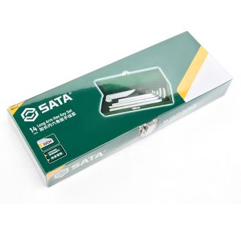 Bộ lục giác dài 14 chi tiết đầu bằng SATA 09143 1.5-17mm - Ảnh 5