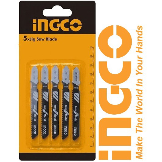 Bộ lưỡi cưa lọng kim loại Ingco JBT118B