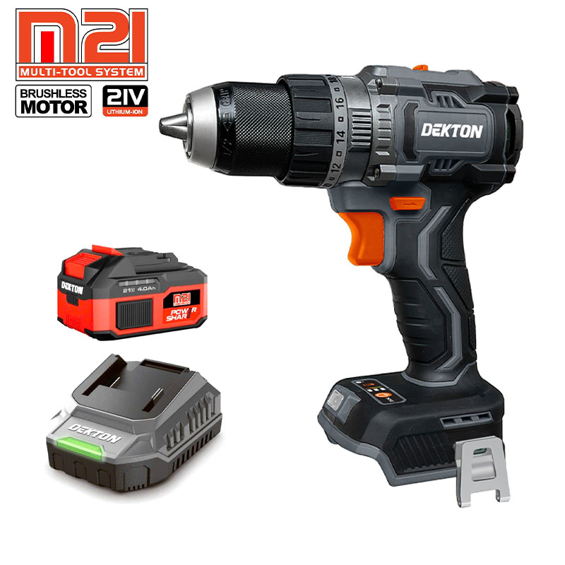 Bộ máy khoan pin 21V Dekton M21-ID1390CP (1 Pin 4.0Ah, 1 Sạc)