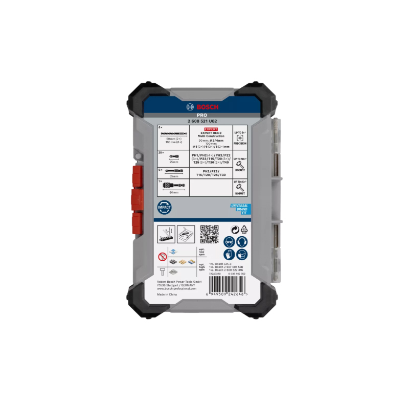 Alternative view of Bộ mũi khoan Hex-9 và mũi vít Pick and Click 35 món (updating) Bosch 2608521U82