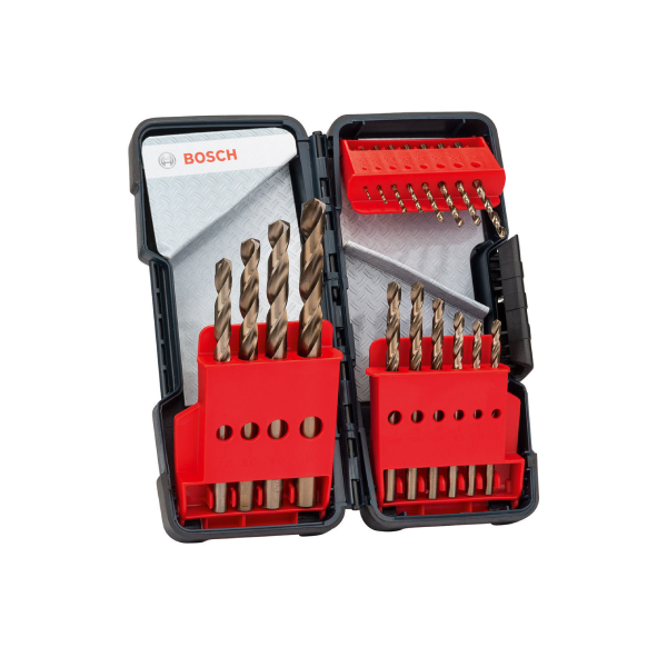 Bộ mũi khoan Inox HSS-CO (18 Mũi) Bosch 2607017047