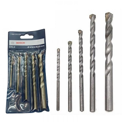 Bộ Mũi khoan tường Bosch Concrete 4/5/6/8/10 2608578155