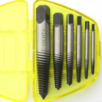 Bộ mũi tháo bu long ốc vít gãy hỏng 6 chiếc Licota TAP-50004