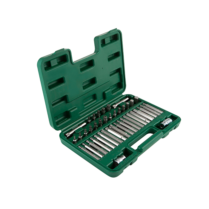 Alternative view of Bộ mũi tua vít chuôi lục giác 42 chi tiết SATA 09327
