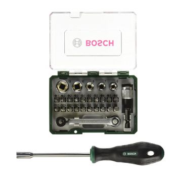 Bộ mũi vặn vít 27 món kèm tay cầm Bosch 2607017331 - Ảnh 7